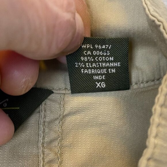 Eddie Bauer Women's Jacket Size XL Beige Button-Up 3/4 Sleeves Casual Classic - Picture 6 of 9